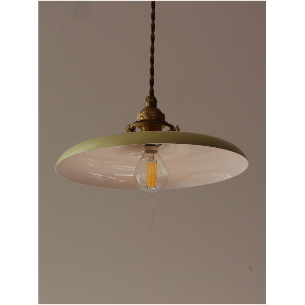 Lumenorth Patina Brass Bowl Pendant