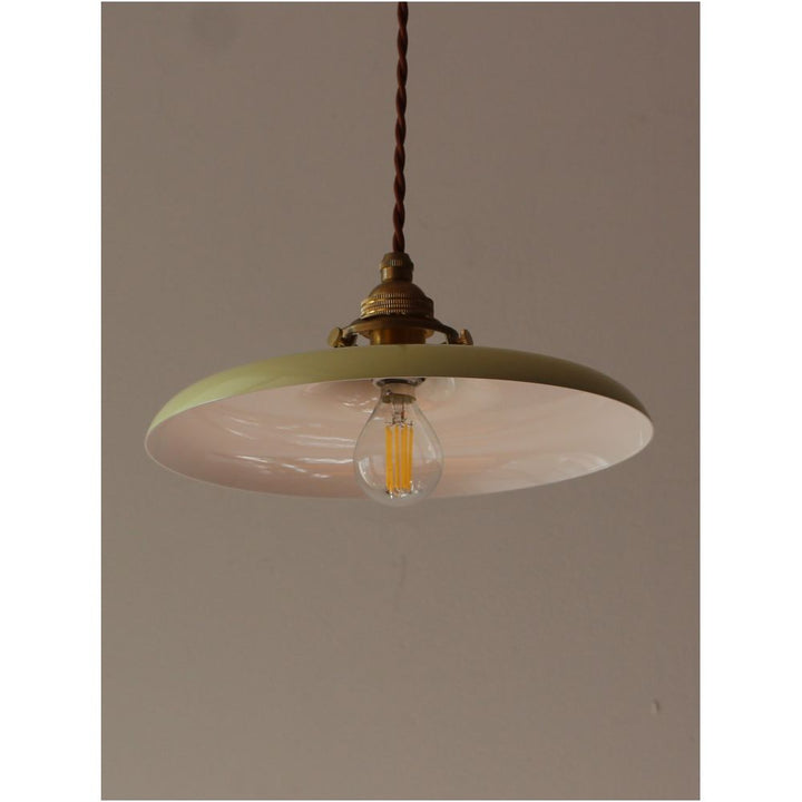 Lumenorth Patina Brass Bowl Pendant