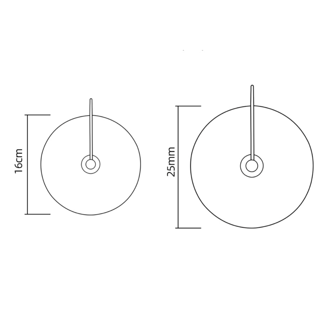 Lumenorth Quartz Marble LED Wall Light
