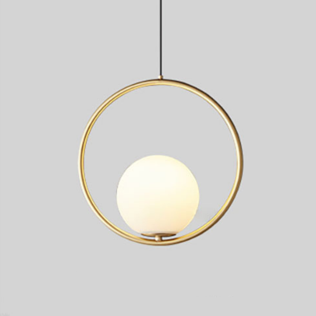 Lumenorth Vessel Glass Pendant Light