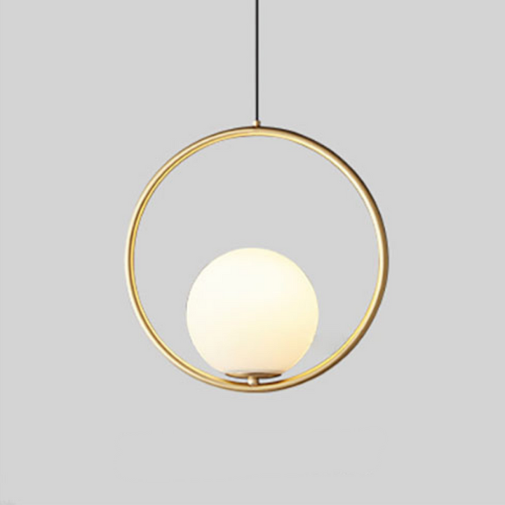 Lumenorth Vessel Glass Pendant Light