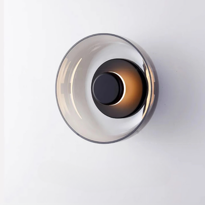 Lumenorth Eclipse Glass LED Wall Light