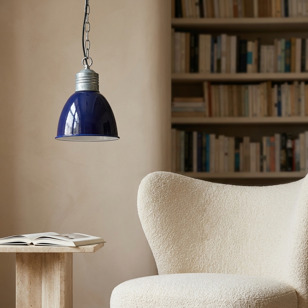 Lumenorth Harbor Enamel Pendant Light