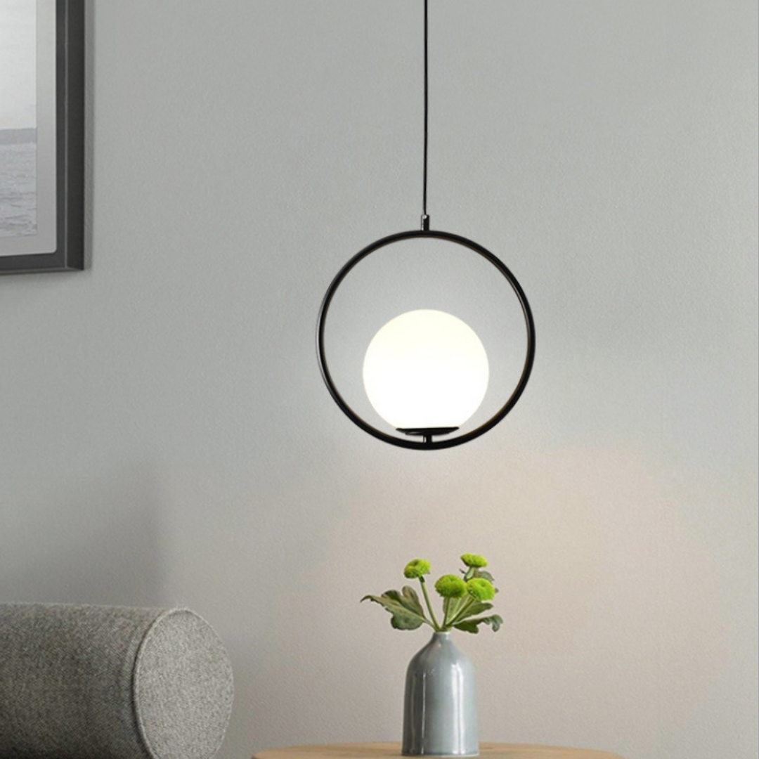 Lumenorth Vessel Glass Pendant Light