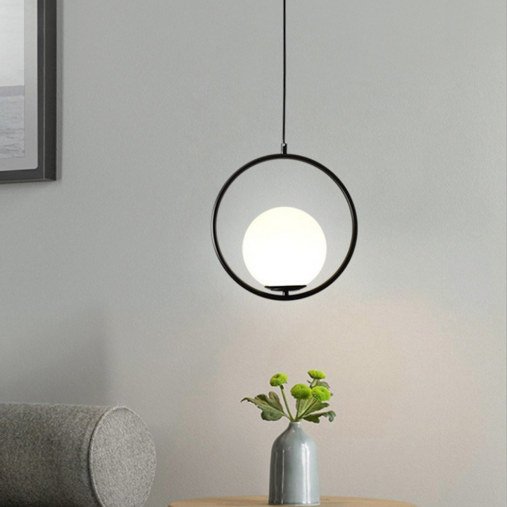 Lumenorth Vessel Glass Pendant Light
