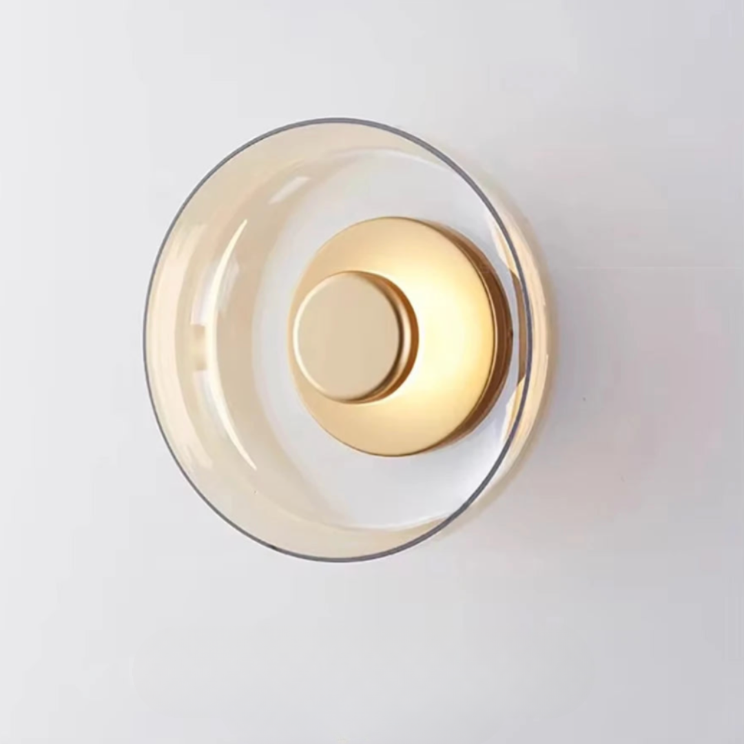 Lumenorth Eclipse Glass LED Wall Light