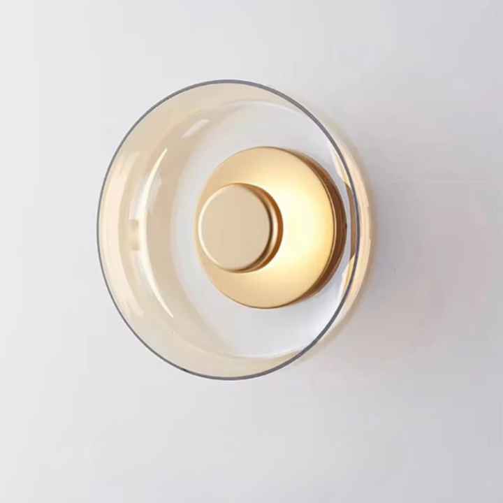 Lumenorth Eclipse Glass LED Wall Light