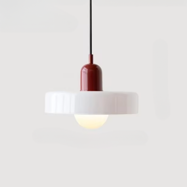 Lumenorth Duet Two-Tone Glass Pendant