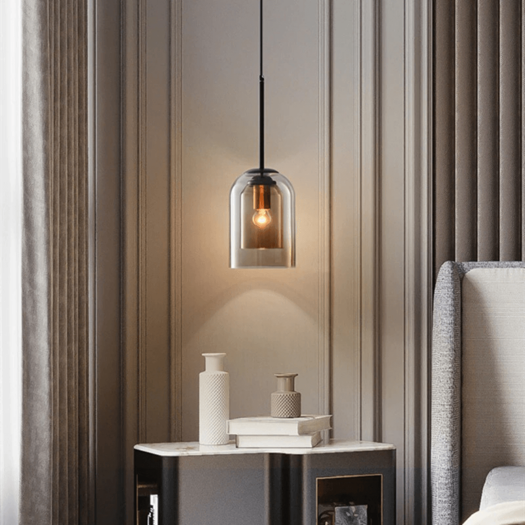Lumenorth Pearl Glass Pendant Light