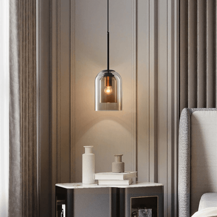 Lumenorth Pearl Glass Pendant Light