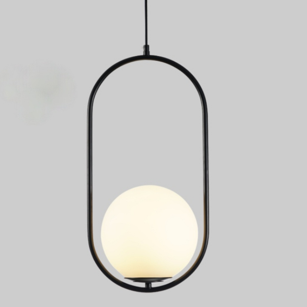 Lumenorth Vessel Glass Pendant Light