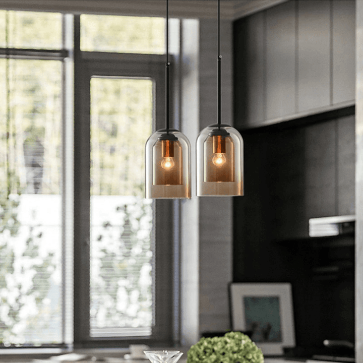 Lumenorth Pearl Glass Pendant Light
