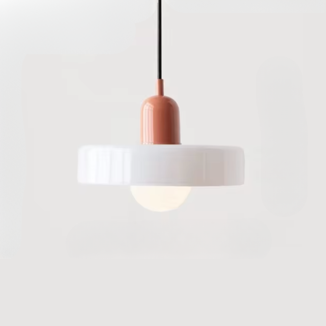 Lumenorth Duet Two-Tone Glass Pendant