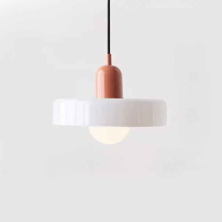 Lumenorth Duet Two-Tone Glass Pendant