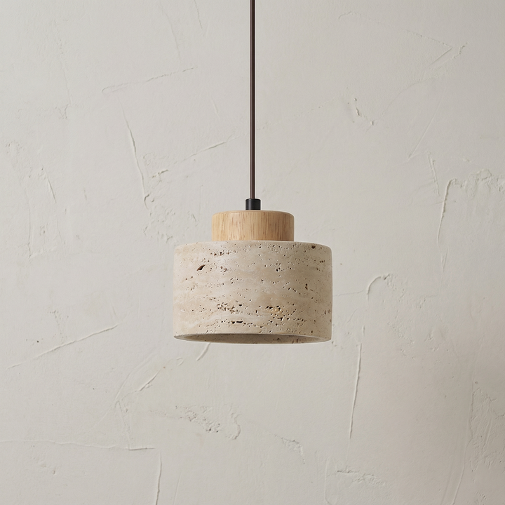 Lumenorth Slate Stone Pendant Light