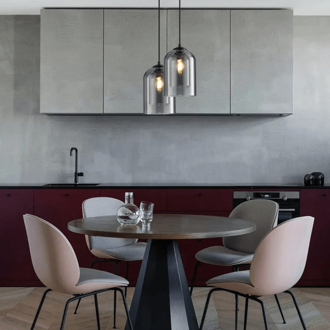 Lumenorth Pearl Glass Pendant Light