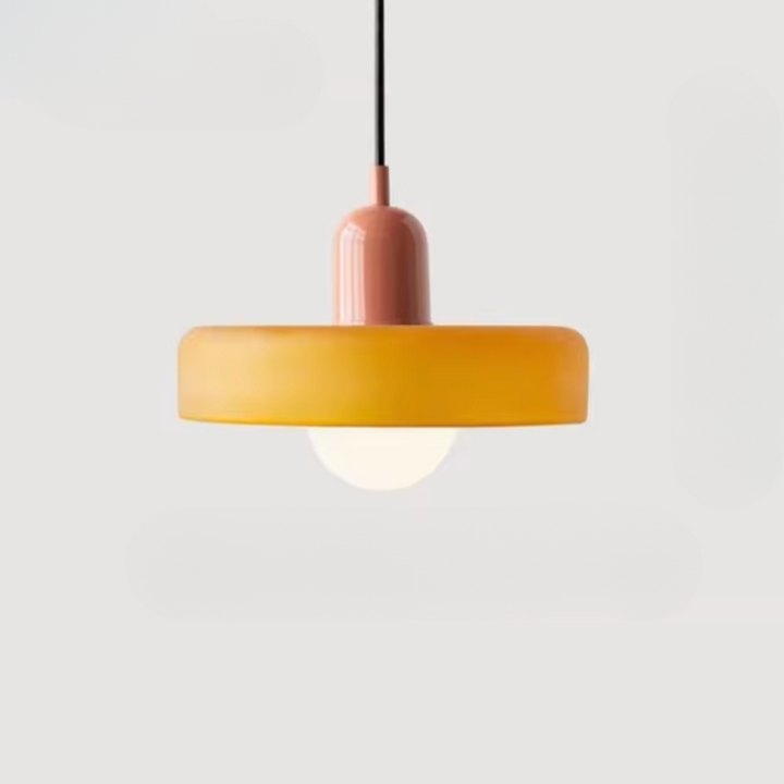 Lumenorth Duet Two-Tone Glass Pendant
