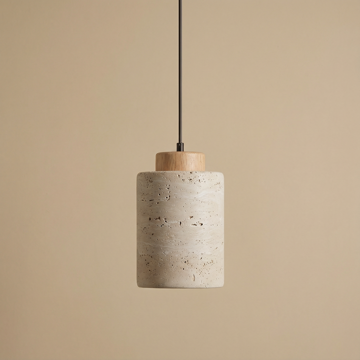 Lumenorth Slate Stone Pendant Light