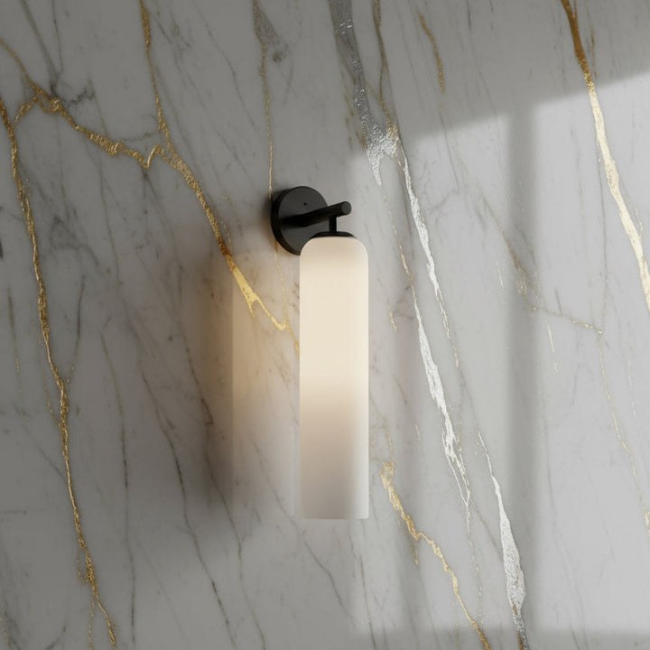 Lumenorth Lantern Glass Wall Lamp