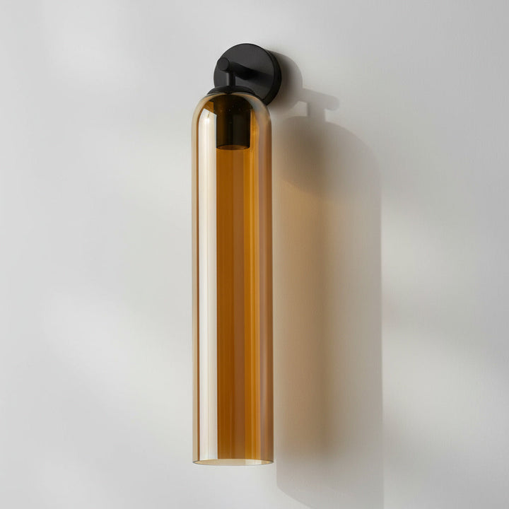 Lumenorth Lantern Glass Wall Lamp