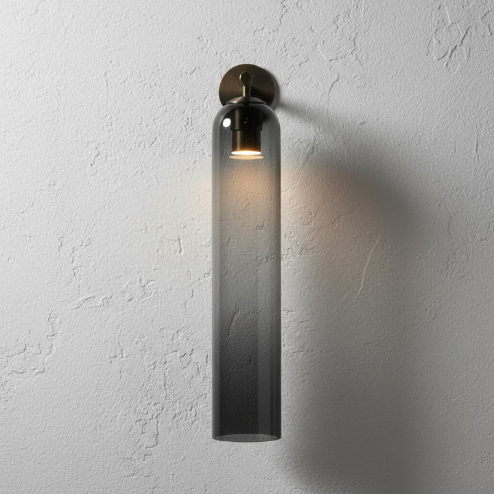 Lumenorth Lantern Glass Wall Lamp