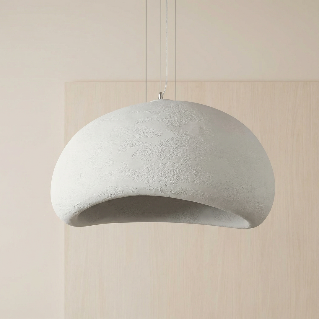Lumenorth Boulder Stone Pendant Light