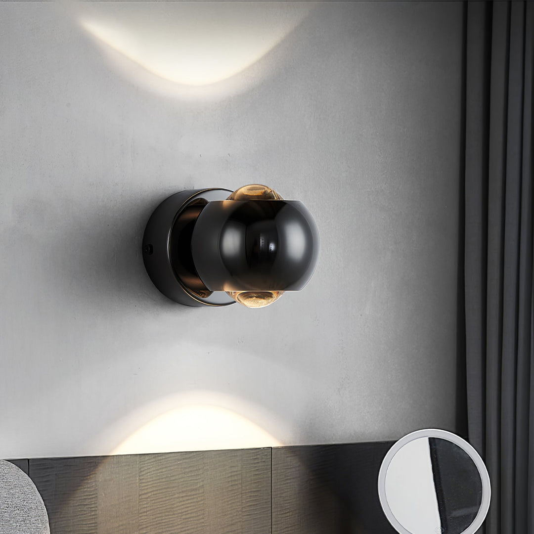 Lumenorth Ingot Brass LED Wall Lamp