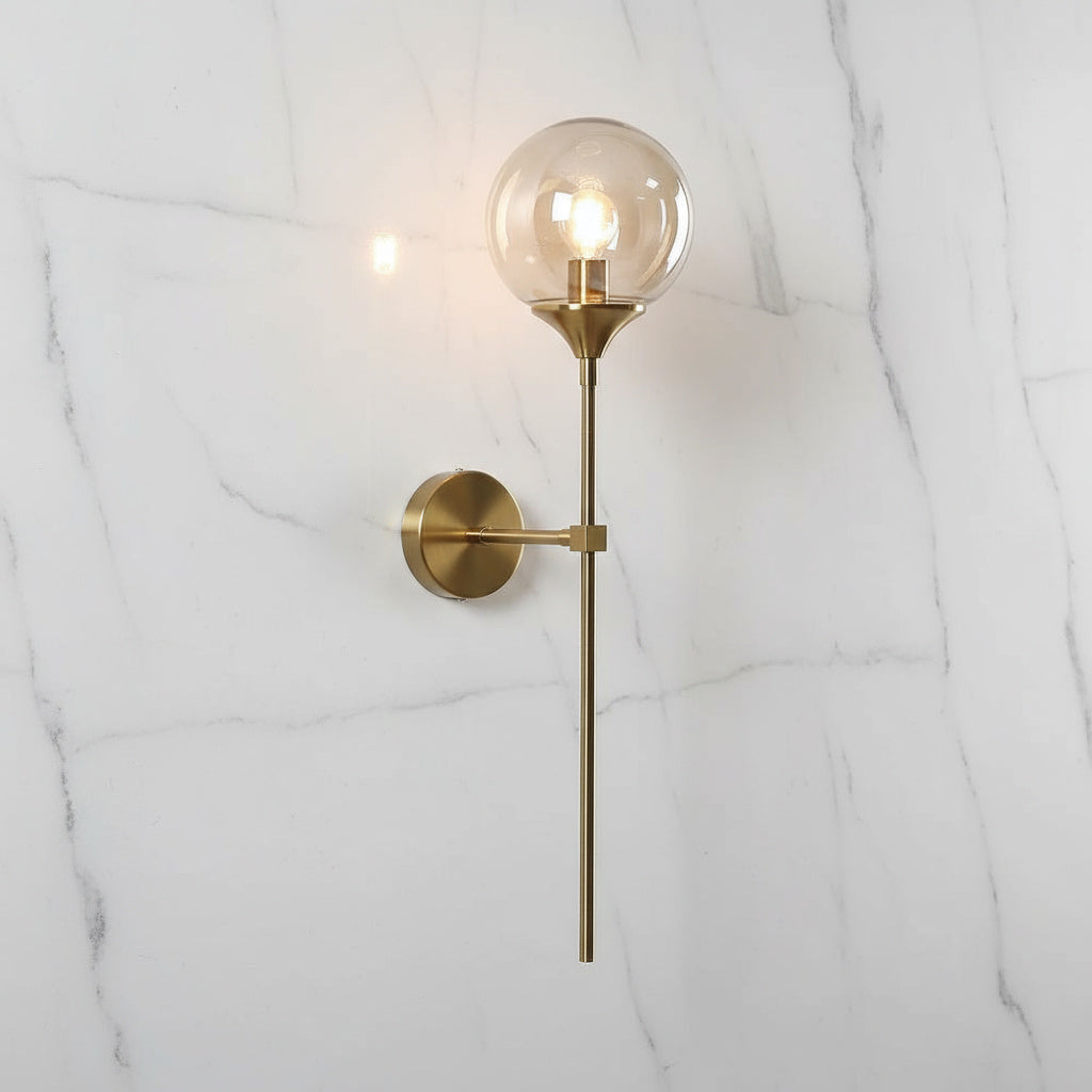 Lumenorth Aster Glass Wall Sconce