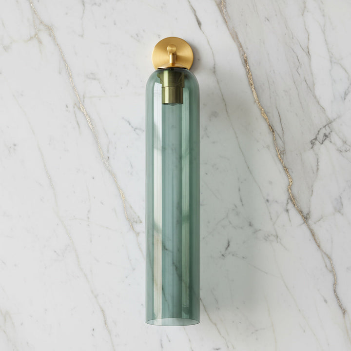 Lumenorth Lantern Glass Wall Lamp