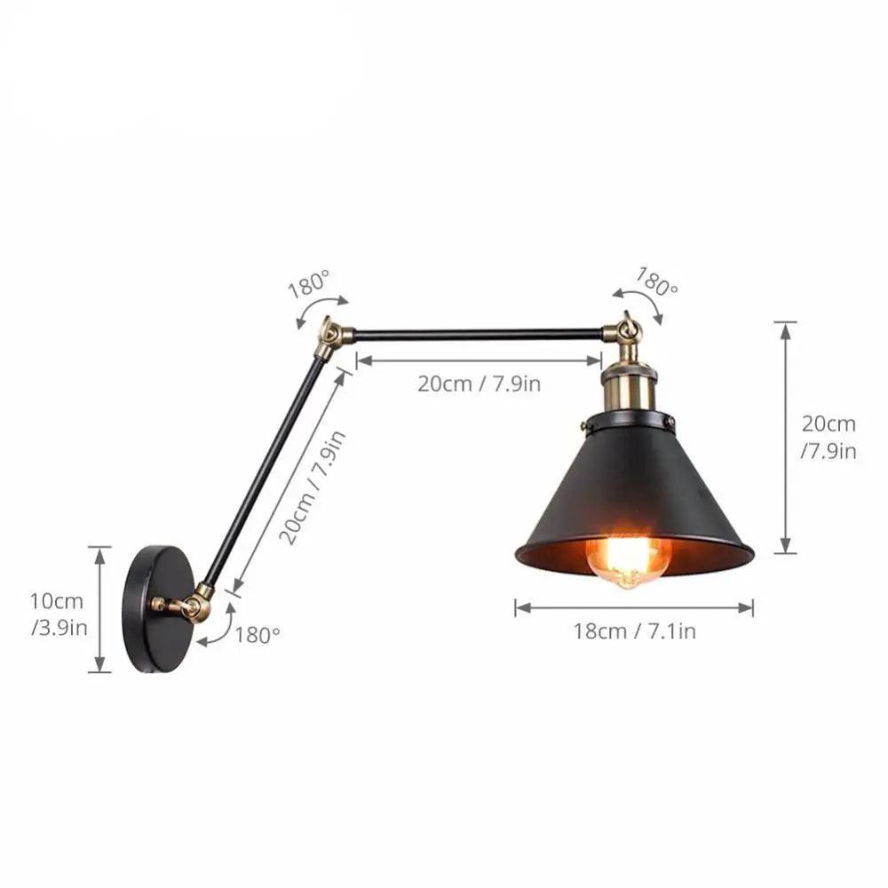 Lumenorth Bolt Industrial Wall Sconce