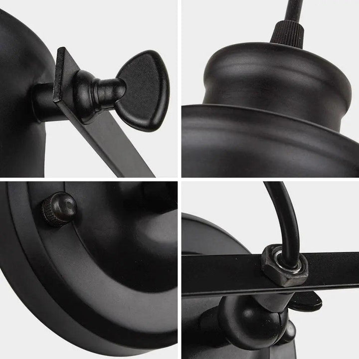Lumenorth Cage Industrial Wall Sconce