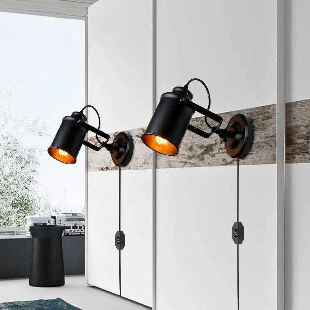 Lumenorth Cage Industrial Wall Sconce