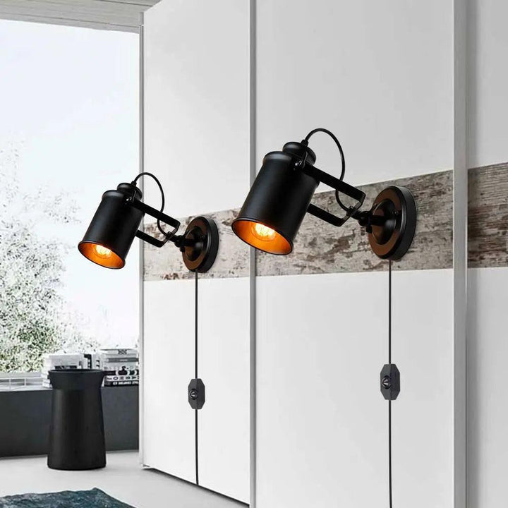 Lumenorth Cage Industrial Wall Sconce