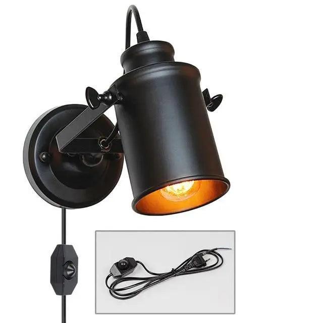 Lumenorth Cage Industrial Wall Sconce