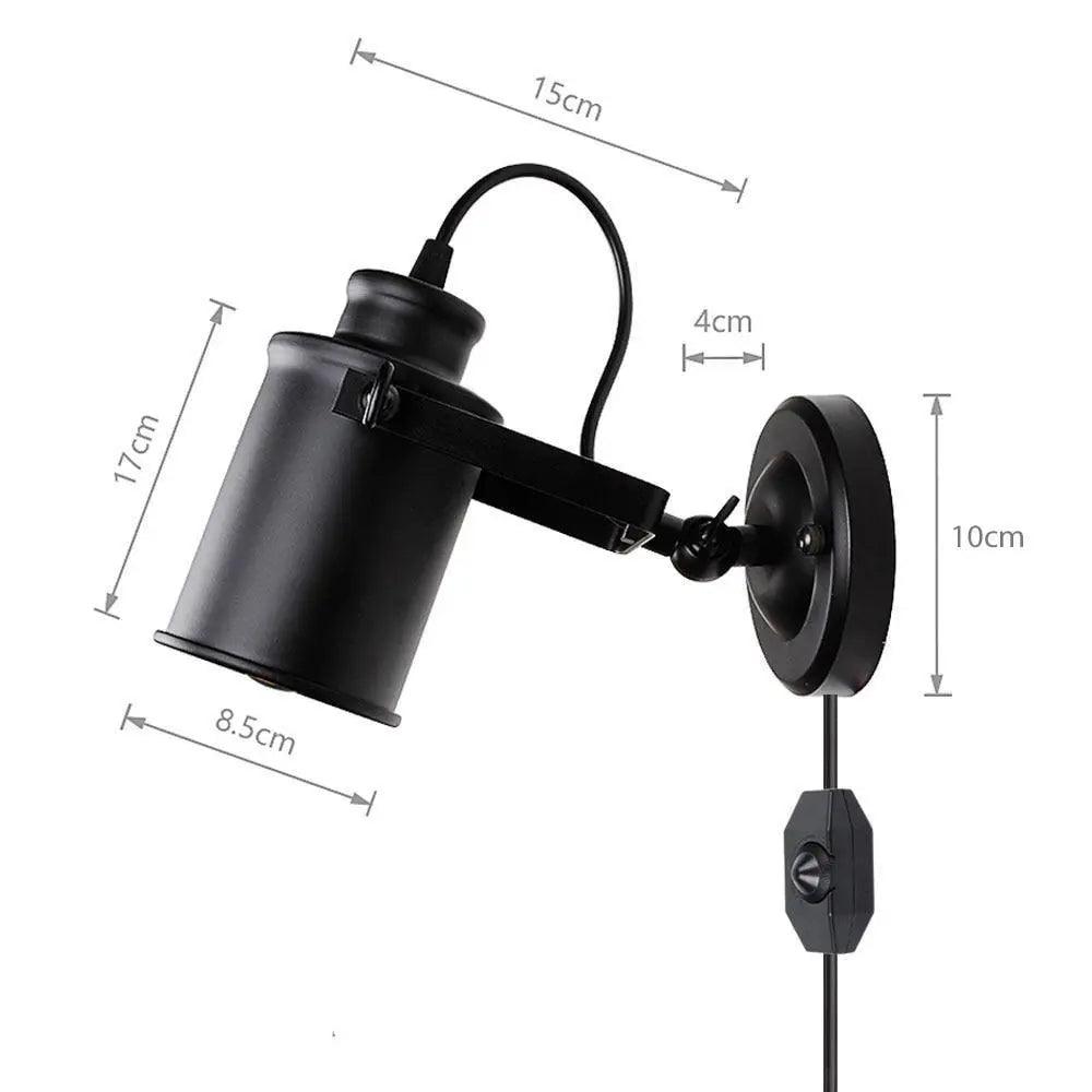 Lumenorth Cage Industrial Wall Sconce