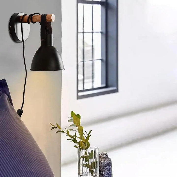 Lumenorth Hinge Plug-In Wall Sconce