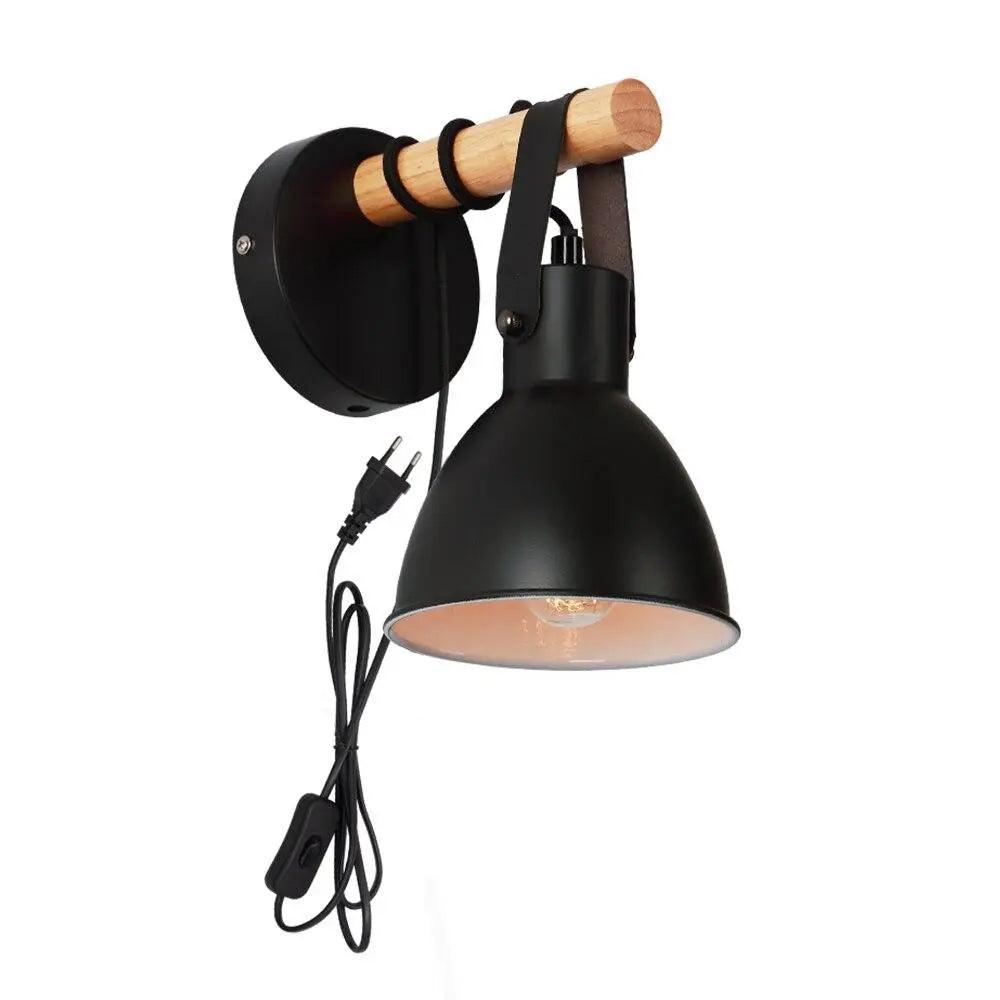 Lumenorth Hinge Plug-In Wall Sconce