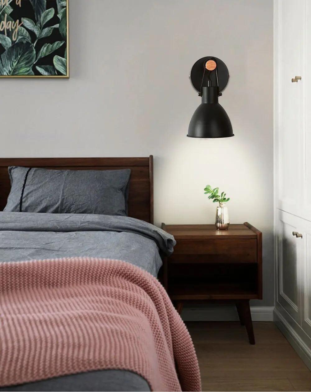 Lumenorth Hinge Plug-In Wall Sconce