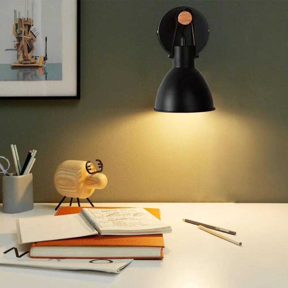 Lumenorth Hinge Plug-In Wall Sconce