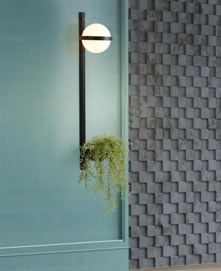 Lumenorth Ivy Planter Wall Sconce