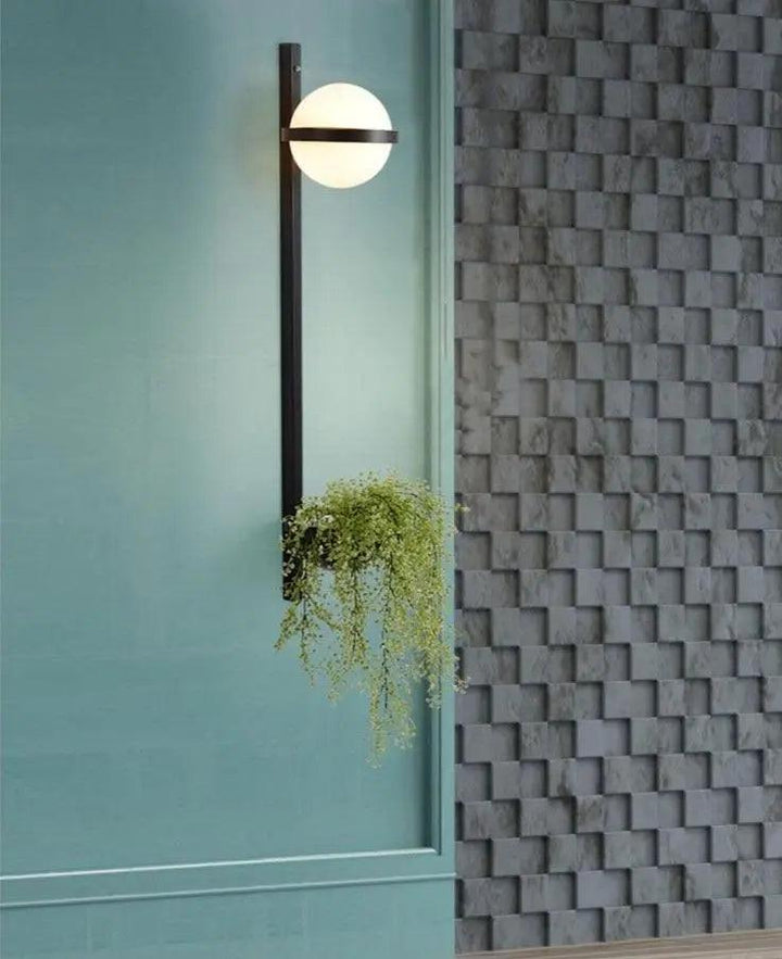 Lumenorth Ivy Planter Wall Sconce