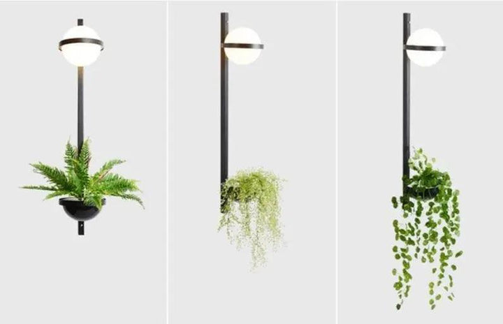 Lumenorth Ivy Planter Wall Sconce