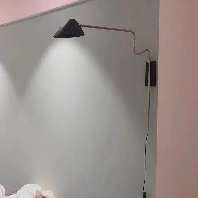 Lumenorth Sable Black &amp; Gold Wall Sconce