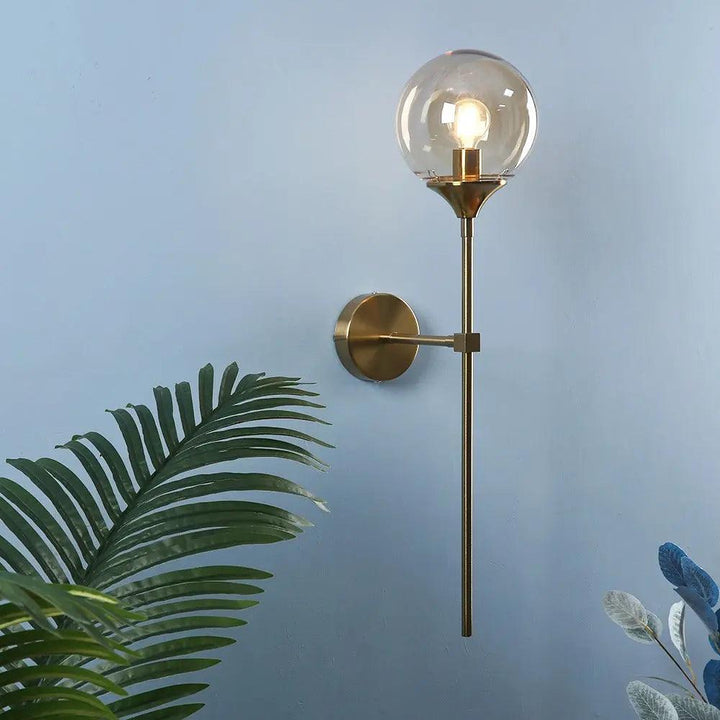 Lumenorth Aster Glass Wall Sconce