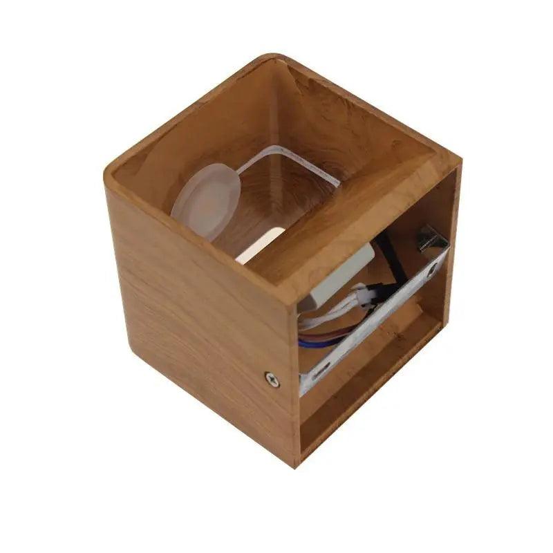 Lumenorth Pine Faux Wood Wall Light