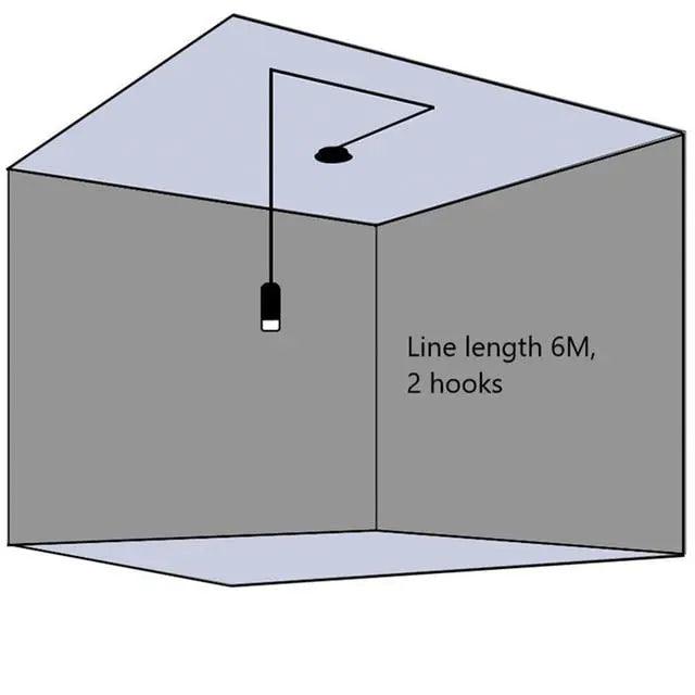 Lumenorth Strand Plug-In Hanging Light