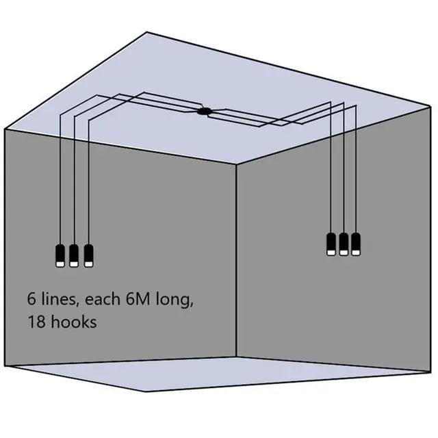 Lumenorth Strand Plug-In Hanging Light