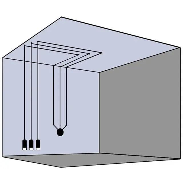 Lumenorth Strand Plug-In Hanging Light