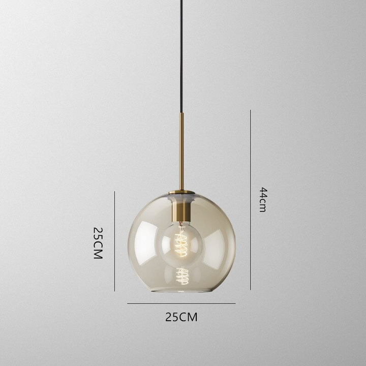 Lumenorth Tumbler Cognac Glass Pendant