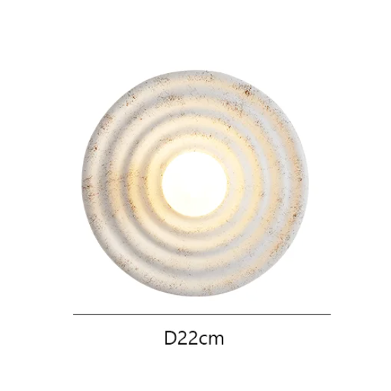 Lumenorth Moon Round Wall Lamp